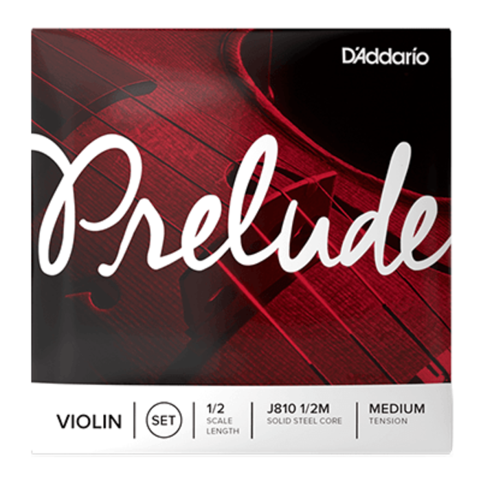 D'Addario Prelude J810 1/2 Medium Violin Strings Set