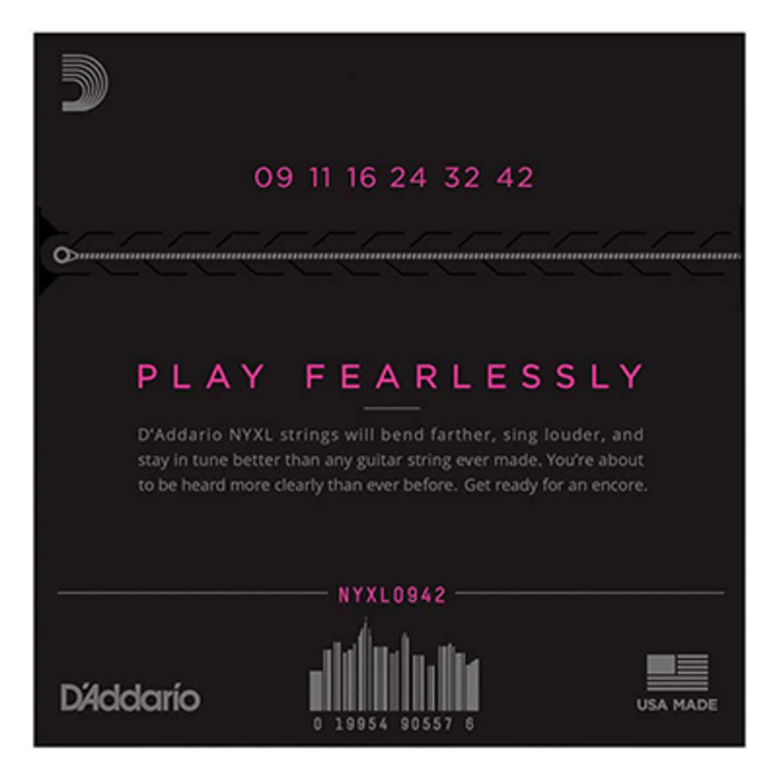 D'Addario NYXL0942 Electric Guitar Strings Nickel Wound