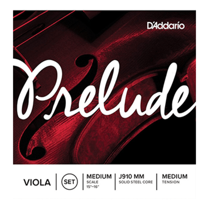 D'Addario Prelude J910 Viola Strings Medium