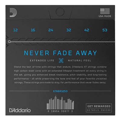 D'Addario XTABR1253 80/20 Bronze Acoustic Guitar Strings