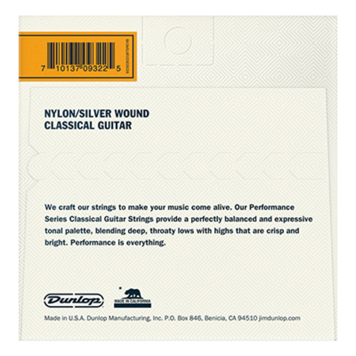 Dunlop Classical Nylon Strings Crystal/Silver Wound Normal Tension