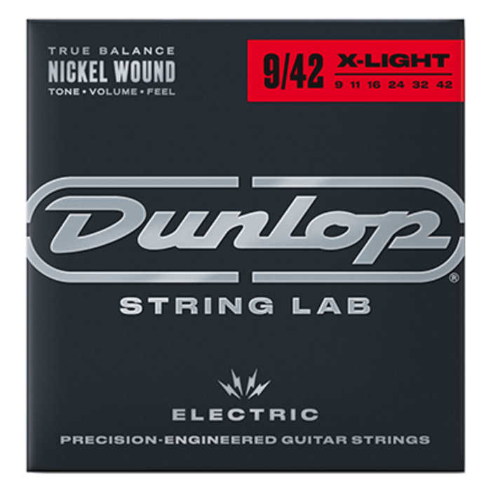 Dunlop DEN0942 09-42 Wound Electric Guitar Strings Nickel