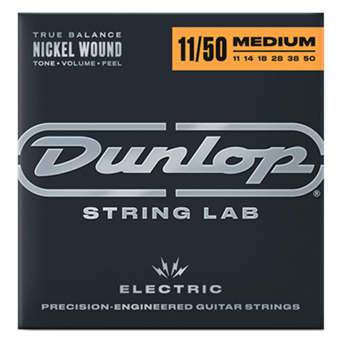 Dunlop DEN1150 Medium 11-50 Electric Guitar Strings Nickel