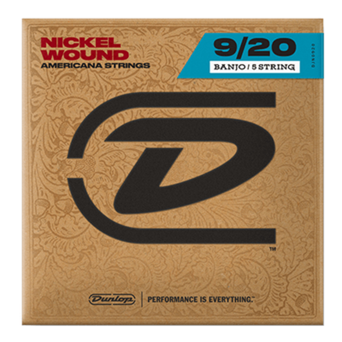 Dunlop DJN0920 09-20 Banjo Strings Set Nickel
