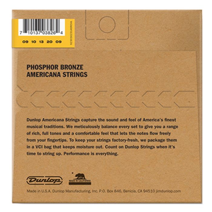 Dunlop DJP0920 9-20 5 Strings Banjo Strings Phosphor Bronze