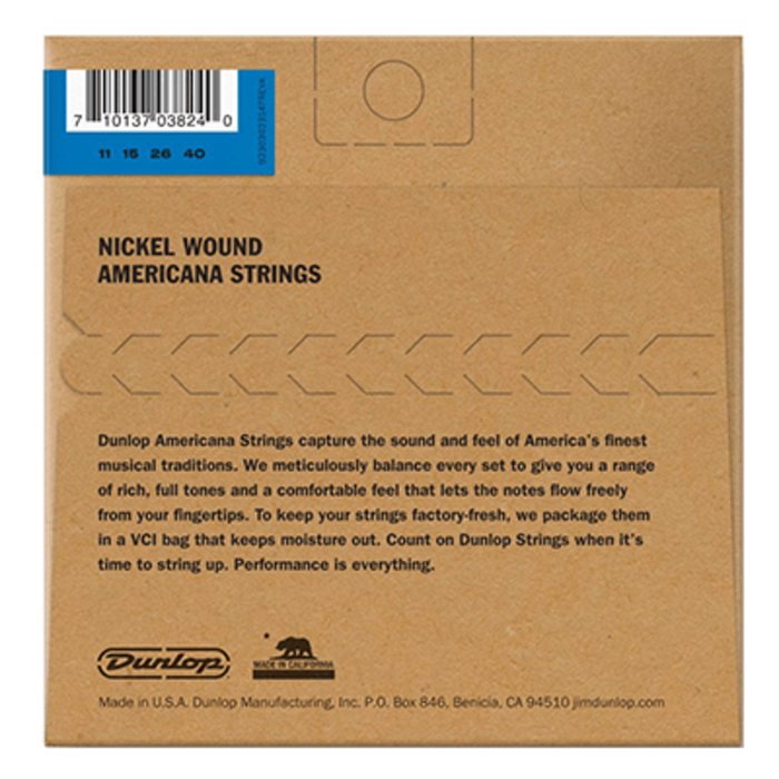 Dunlop DMN1140 11-40 Mandolin Strings Wound Nickel