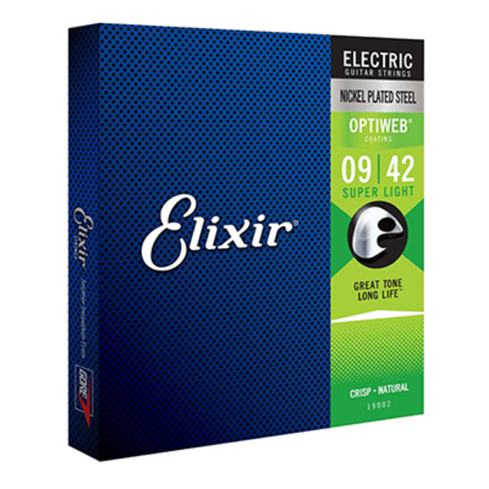 Elixir Optiweb 19002 09-42 Electric Guitar Strings Nickel