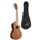 MACEC Mahogany Concert Acoustic Electric Ukulele with Gigbag