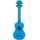 Waterman Soprano Ukulele MK-SWF/BL Clear Blue Translucent