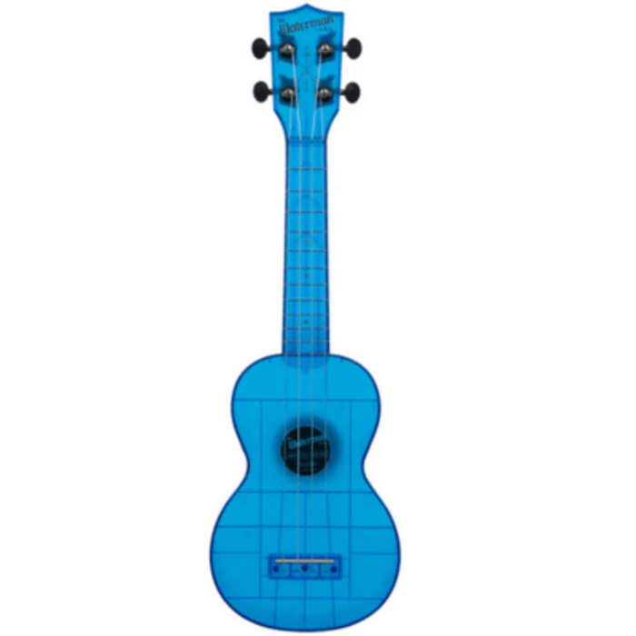 Kala Waterman Soprano Ukulele MK-SWF/BL Clear Blue Translucent