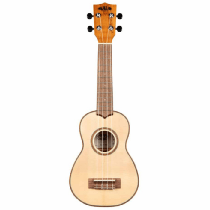 Kala KA-FMSG Soprano  Solid Spruce Top Flame Maple B/S