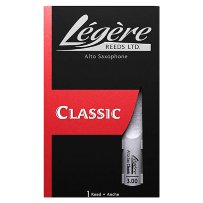 Legere Alto Saxophone Classic Cut Synthetic Reed, 3.00