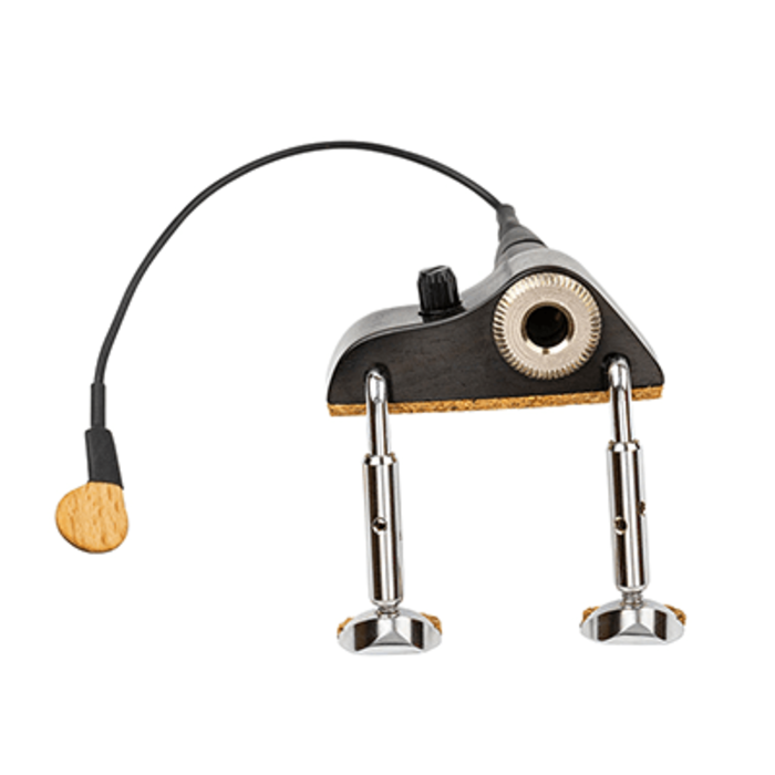 KNA Portable Violin/Viola Piezo Bridge-Mount Pickup W/ Vol