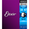 Elixir Polyweb Medium 11000 Acoustic Guitar Strings Phosphor Bronze