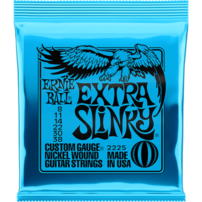 Ernie Ball 2225 Extra Slinky Electric Guitar Strings Nickel Wound