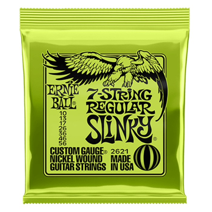 Ernie Ball 2621 Regular Slinky Electric Guitar 7-Strings