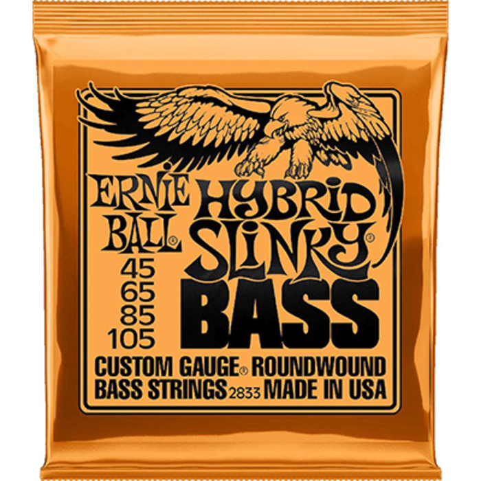 Ernie Ball 2833 Hybrid Slinky Bass Guitar Strings Nickel Wound