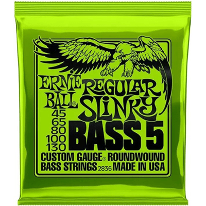 Ernie Ball 2836 String Bass Guitar Strings Nickel Wound Roundwound 5