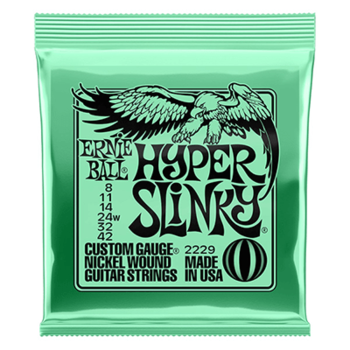 Ernie Ball 2229 Hyper Slinky Nickel Wound Electric Guitar Strings