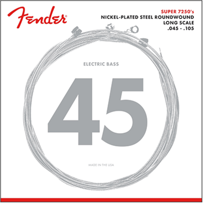 Fender 250 Bass Strings Nickel Plated Long Scale 045-105