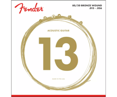 Fender 80/20 Bronze Acoustic Guitar Strings 013-056