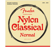 Fender Nylon Classical Strings 130 Clear/Silver Ball End 028-043