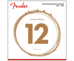 Fender Phosphor Bronze Acoustic Guitar Strings 012-053