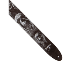 Perri 11028 2.5" Alchemy The Scream Leather Guitar Strap