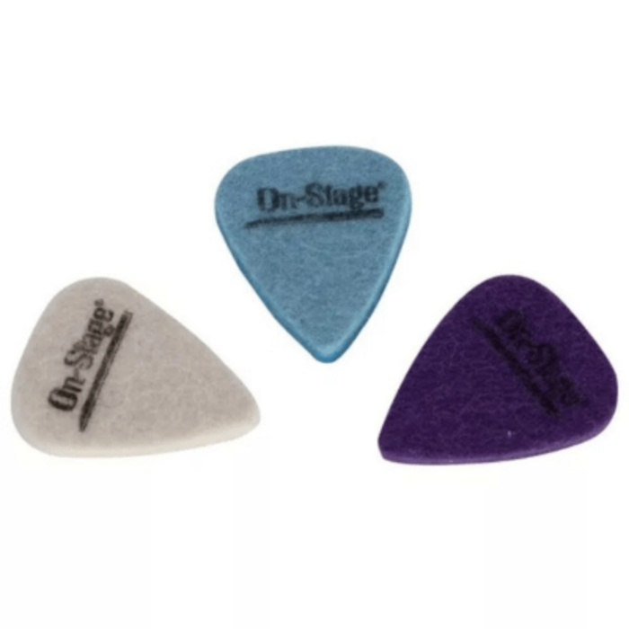 On Stage Felt Ukulele Picks - Pack Of 3