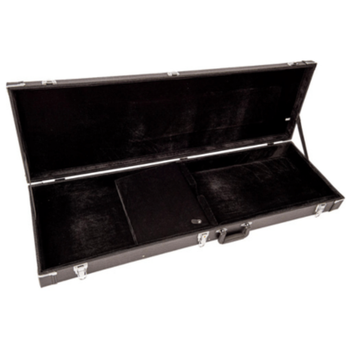 On Stage Stage Oblong Hardshell Guitar Case - Bass - Black