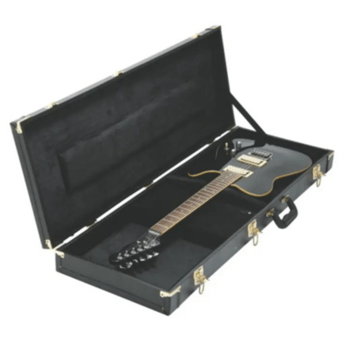 On Stage Oblong Hardshell Guitar Case - Electric - Black
