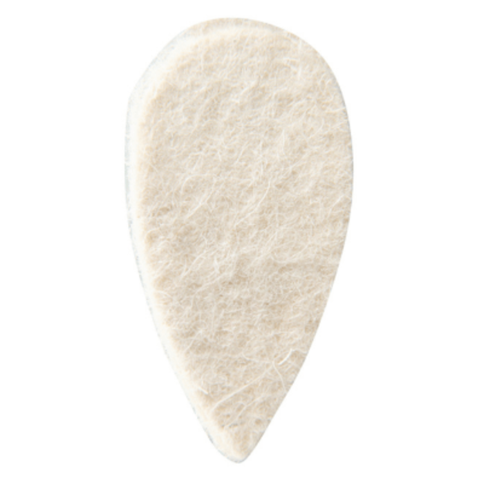 Gewa Pick Felt White/Beige 12 Pcs