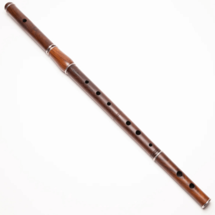 Mcneela F001 Cygnet Rosewood Flute + Case Key Of D