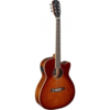 James Neligan BES-Ace Auditorium Electro Acoustic Guitar Spruce Sapele Dark Cherryburst Left Hand