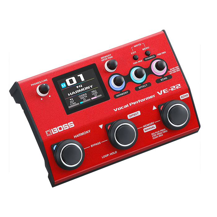 Boss VE-22 Flagship Floor Based Vocal Effects Pedal