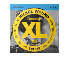 D'Addario EXL125 Super Light Top/Regular Bot Electric Guitar Strings