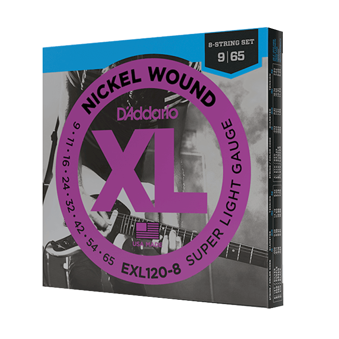D'Addario EXL120-8 Super Light 8- String Electric Guitar Strings