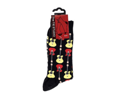 Acoustic Guitar Socks - Black (Size 6-11)