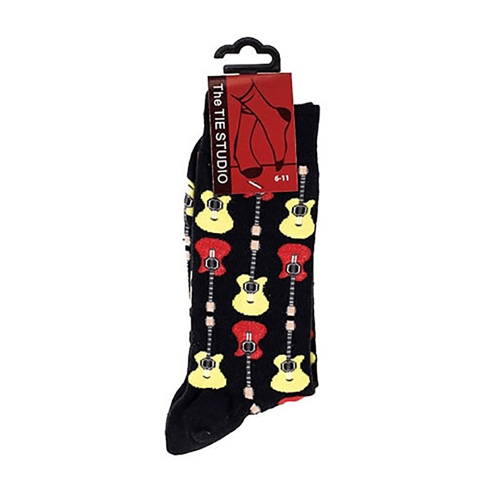 Acoustic Guitar Socks - Black (Size 6-11)