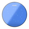 Evans Hydraulic Tom Drumhead Blue 10"
