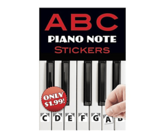 Abc Piano Note Stickers