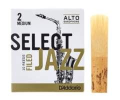 D'Addario Select Jazz Filed Alto Sax Reeds, 2M