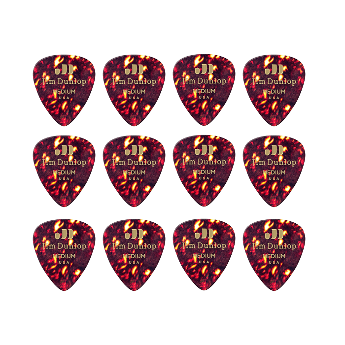 Dunlop 483P05Md Medium Tortoise Shell Celluloid Plex Pk