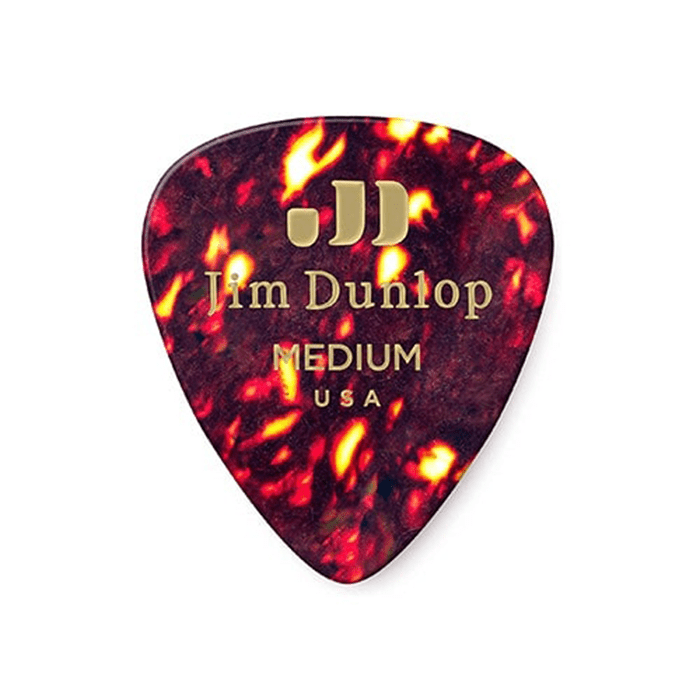 Dunlop 483P05Md Medium Tortoise Shell Celluloid Plex Pk
