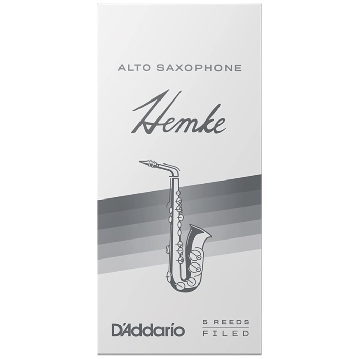 D'Addario Hemke Alto Saxophone Reeds, 2.5