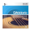 D'Addario EJ16-3D Light Acoustic Guitar Strings Phosphor Bronze