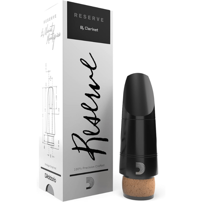 D'Addario Reserve Bb Clarinet Mouthpiece, X0, 1.00mm