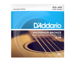 D'Addario EJ16 Acoustic Guitar Strings Phosphor Bronze