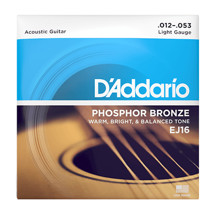 D'Addario EJ16 Acoustic Guitar Strings Phosphor Bronze