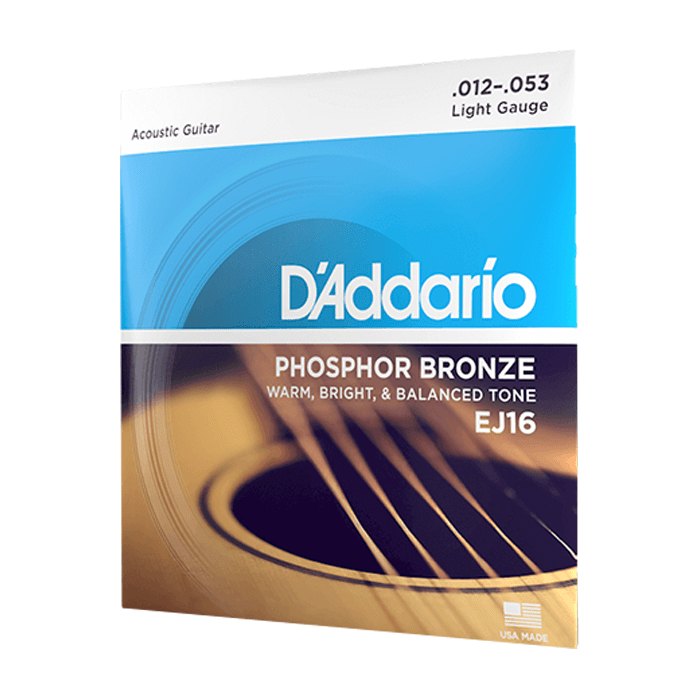 D'Addario EJ16 Acoustic Guitar Strings Phosphor Bronze